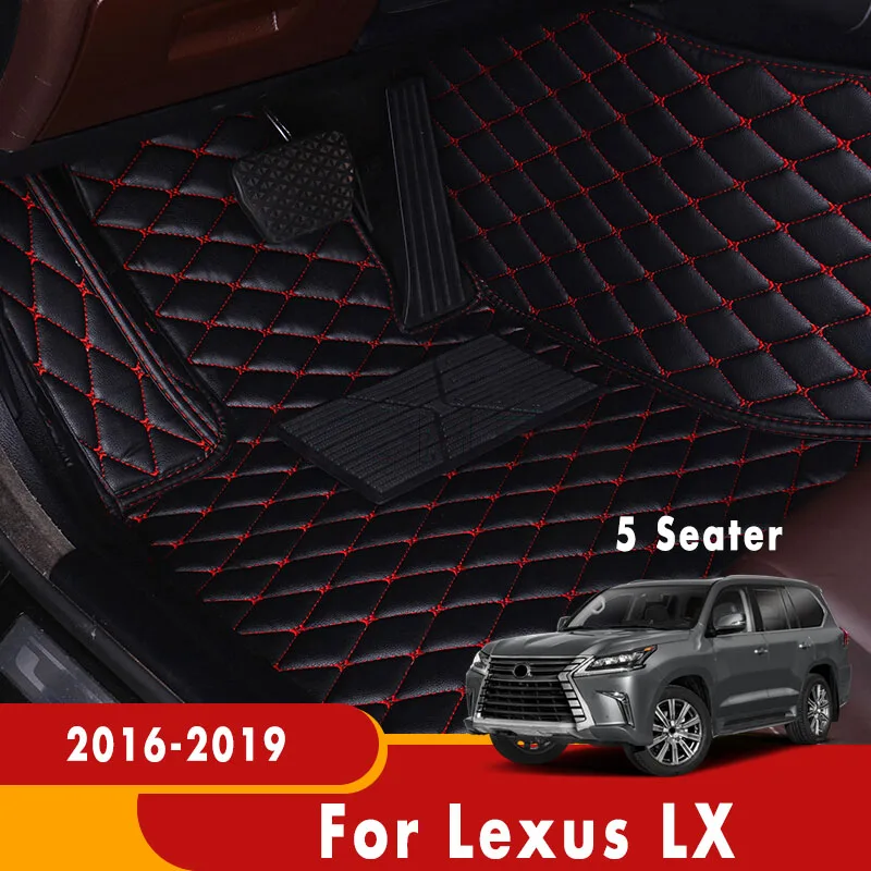 

Car Floor Mats For Lexus LX 2019 2018 2017 2016 (5 Seater) Waterproof Car Carpets Custom Auto Interior Accessories Foot Pads