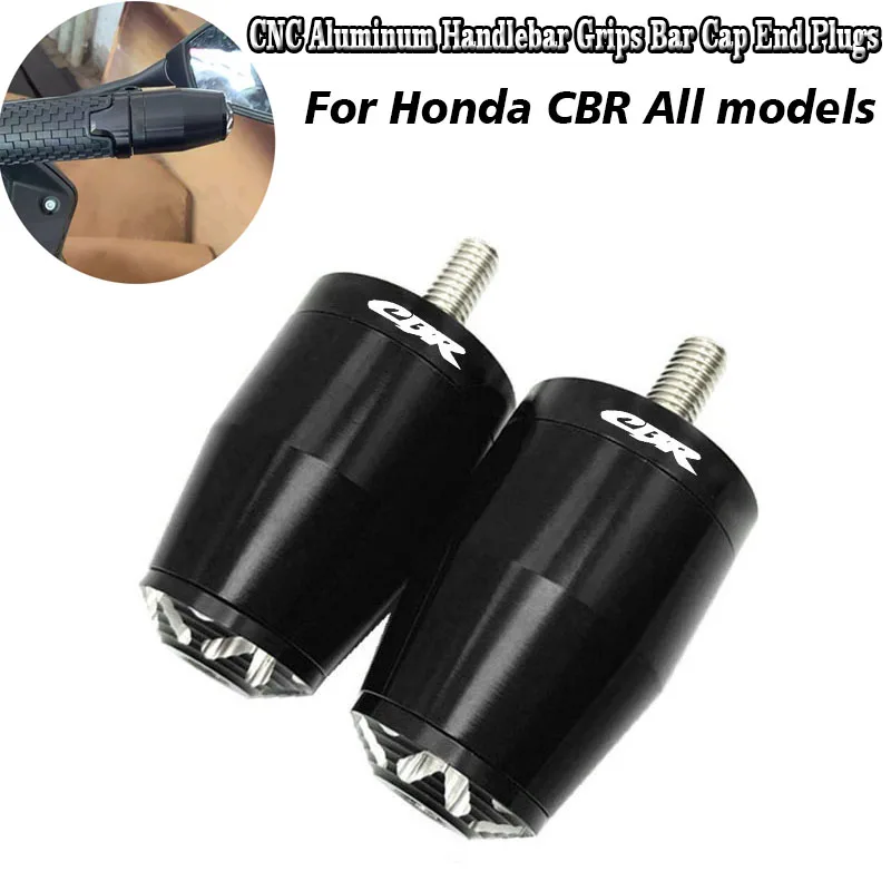 Fit For CBR650F CBR1000RR CBR650R CBR600RR CBR500R CBR250R CBR1000XX Motorcycle 22MM Handlebar Grips Handle Bar Cap End Plugs