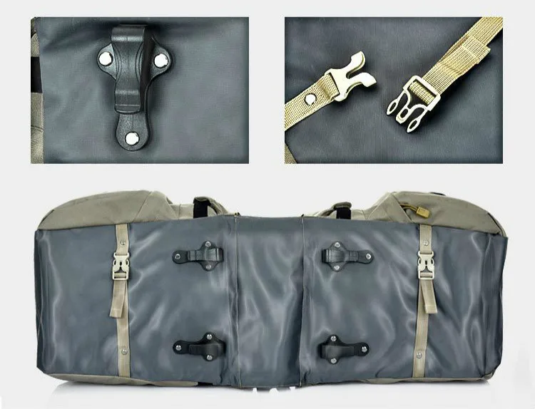 50L Fahrrad Tasche Mountain Road Sattel Radfahren Taschen Fahrrad Hinten Sitz Tasche Doppel Seite Rack Schwanz Sitz Pannier Pack Fahrrad Zubehör – Detail 14