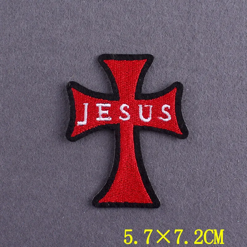 Iron On Patch Jesus Patches On Clothes DIY Van Gogh Stripes Wave Clothing Thermo adhesive Patches for Clothes Applique Accessory