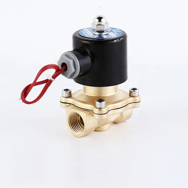 

1/2" Normally Closed Brass Solenoid Valve 24V 12V 220V 110V