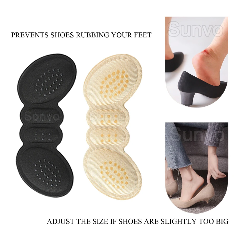 Women Insoles for Shoes High Heel Pad Adjust Size Adhesive Heels Pads Liner Grips Protector Sticker Pain Relief Foot Care Insert