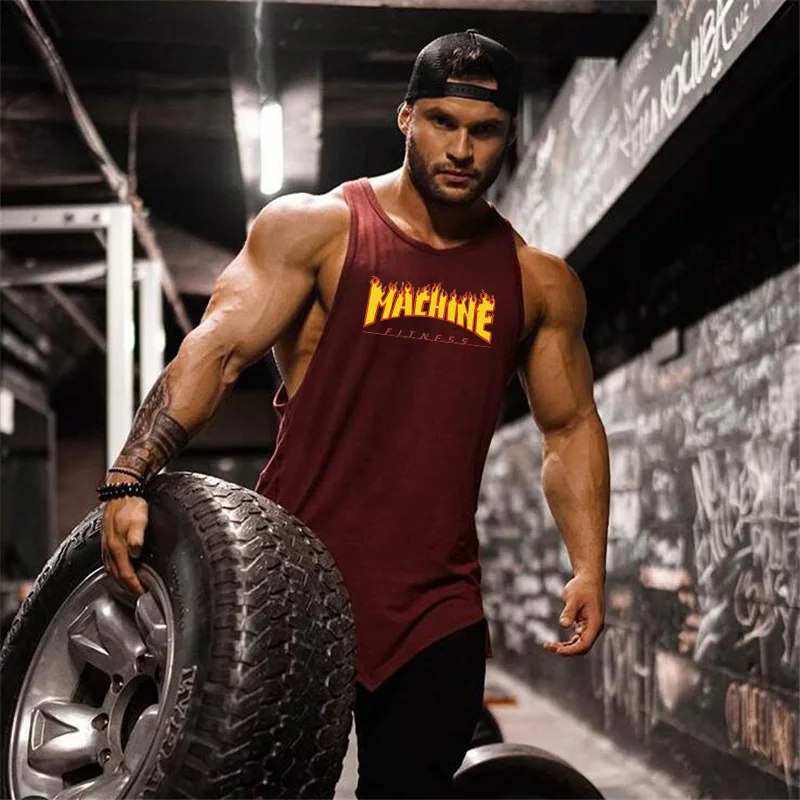 

New Gym Men Tank Tops Brand Casual Slim Sleeveless Vest for Gentlemen Fitness Clothing Bodybuilding Workout Muscle