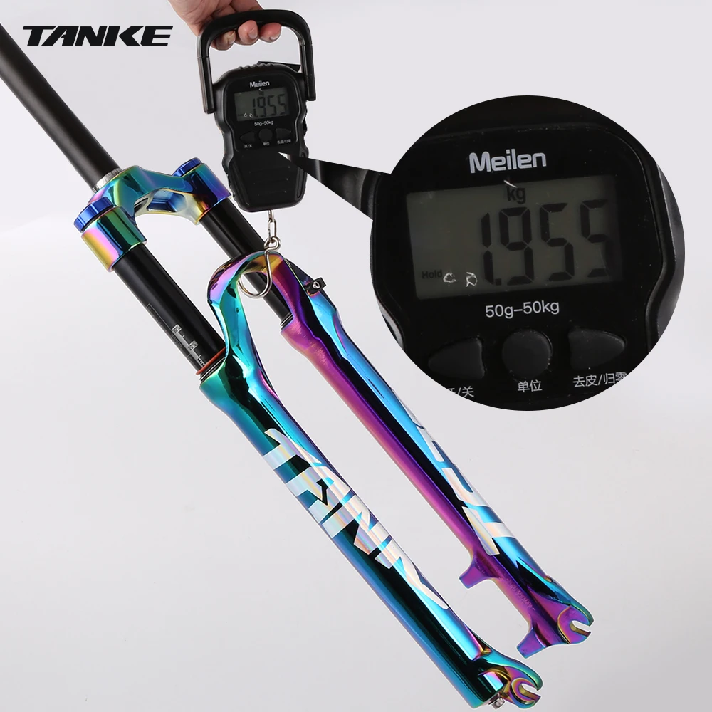 Rainbow MTB Fork 27.5inch 29er Bike Air Forks Mountain Bike Fork Suspension Oil and Gas Fork QR Quick Release 100*9mm Fork