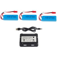 7.4V Battery and balance charger for WLtoys K969 K989 K999 P929 P939 A202 A212 A222 A232 A242 A252  XKA600 RC toys 7.4 V 520 mah