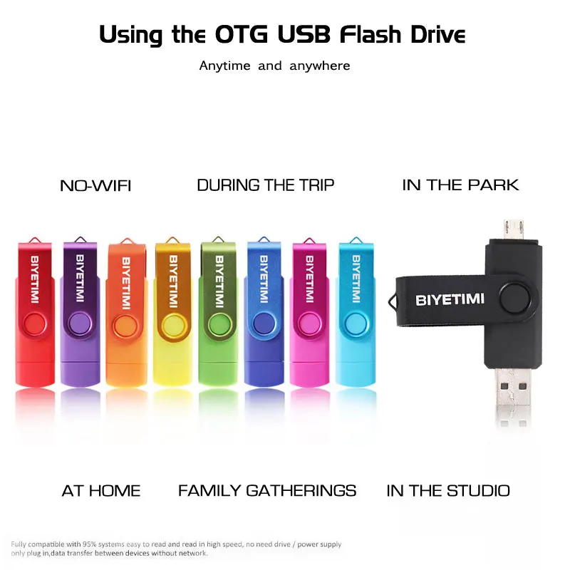 Biyetimi Ổ Usb Flash 128Gb 2.0 Thanh 64Gb Hết Công Suất Pendrive 32Gb Thẻ Nhớ Tặng Cho Tế Bào điện Thoại Và Máy Tính