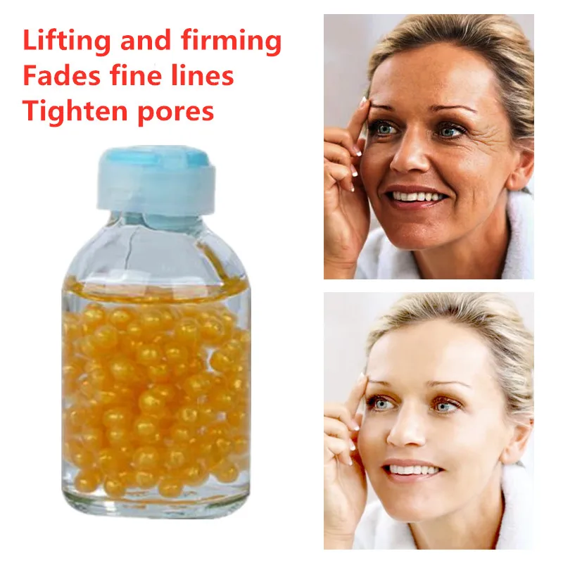 

30ML Sheep Placenta Caviar Hyaluronic Acid Capsules Essence Anti Aging Moisturizing Shrink Pores Brighten Whiten Skin Care Serum