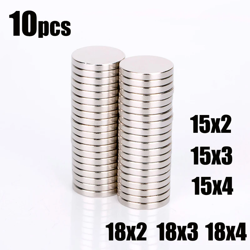 18x2 18x3 18x4 15x2 12x2 mm Round Neodymium Strong Neodymium Magnet Magne Rare Earth Neodymium Strong Magnets Magnet