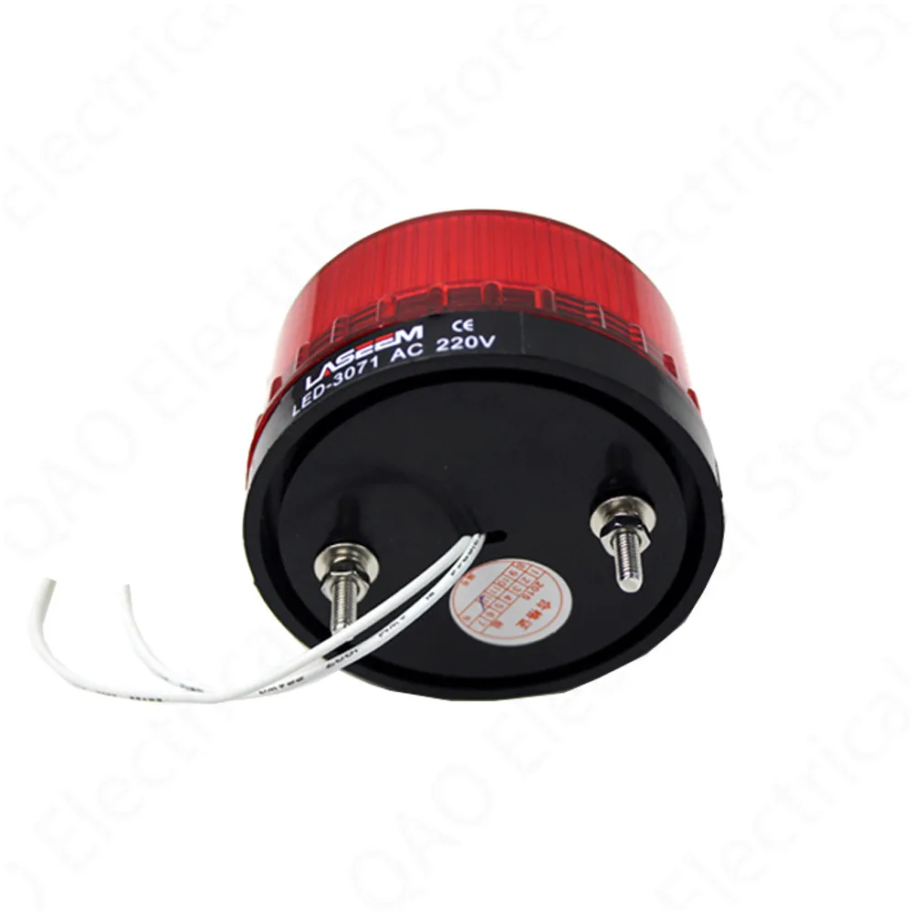 Strobe Signal Warning light LED -3071 12V 24V 220V Indicator light LED Lamp small Flashing Light Security Alarm