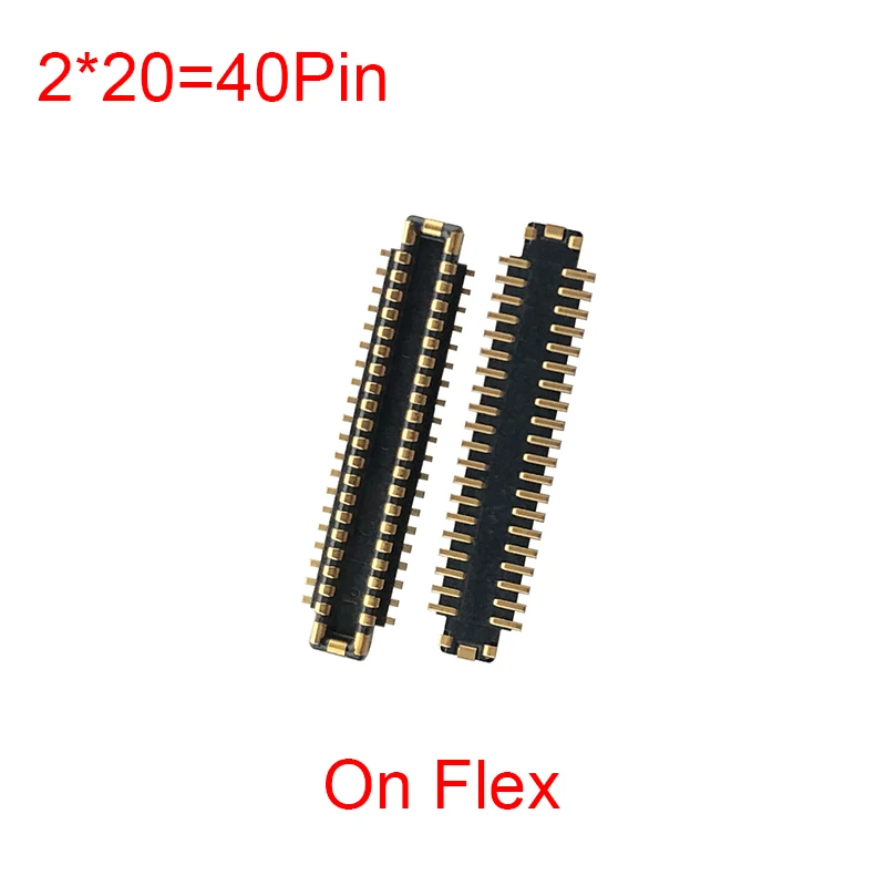 5pcs 40 Pin LCD Display Screen FPC Connector On Motherboard Flex Cable For Huawei Mate 30 Pro 30Pro P Smart S Mate30 Mate30pro