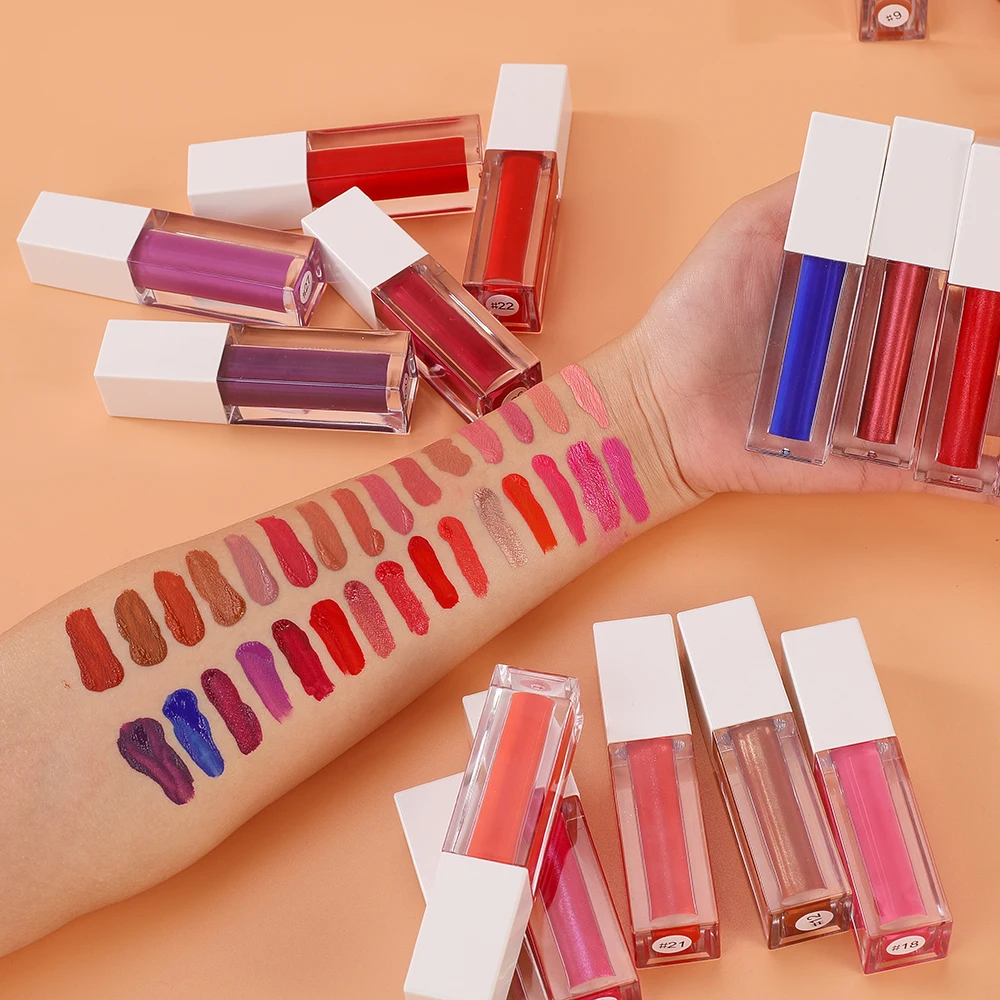 

Private Label Waterproof Matte Liquid Lipstick Lip Tint Matte Lip Gloss Cosmetic Custom Makeup Bulk Long Lasting Nude Lipgloss