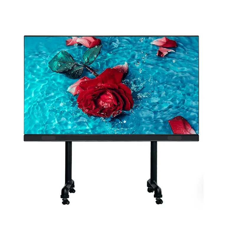 

Conference HD Full Color 16: 9 TV Screen Board All in One Moving Indoor LED Display for Meeting Room Movable LED Conference TV
