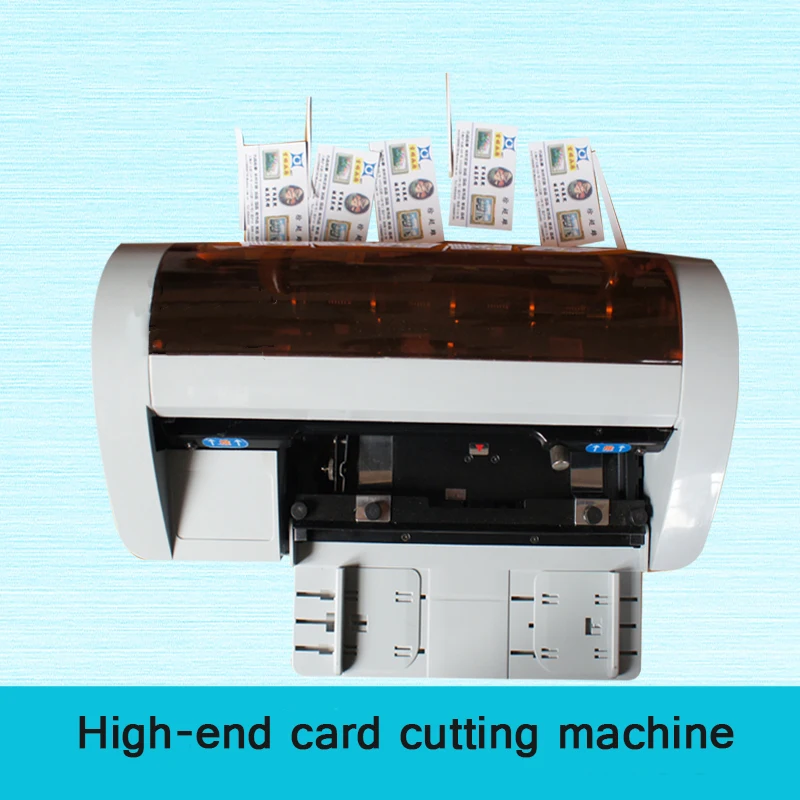 Automatic Card Cutting Machine Automatic Grinding Horizontal Vertical Cutting Business Name Card Cutter Electric Paper Trimmer