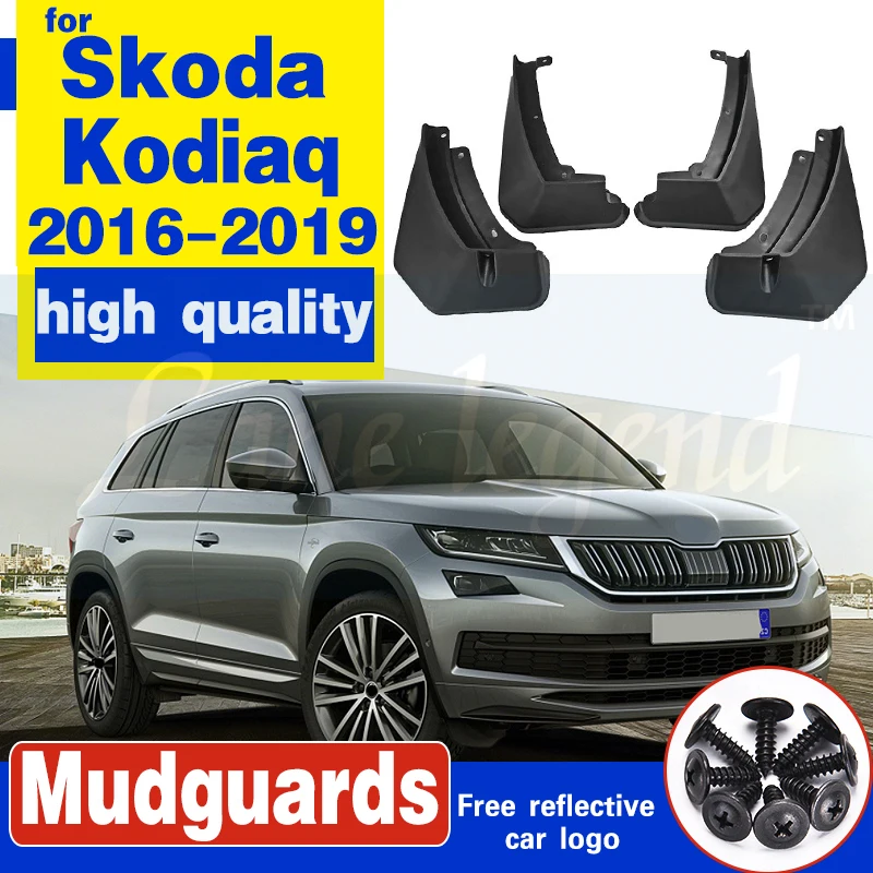 

Set OE Fitment Car Mud Flaps For Skoda Kodiaq 2016-2019 Mudflaps Splash Guards Mud Flap Mudguards Fender Front Rear Car Styling