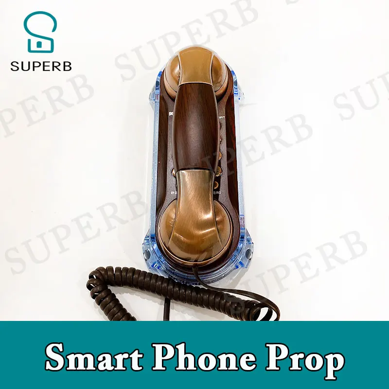 Superb Escape Room Horrible Smart Phone Game Props Coming Call to get Audio Call Dial Right Password to Unlock Smart Phone Prop