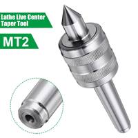 MT2 0.001 Accuracy Precisions Steel Lathe Live Center Taper Tool Triple Bearing For CNC Cutter Lathe Tool For Metal Wood Lathe