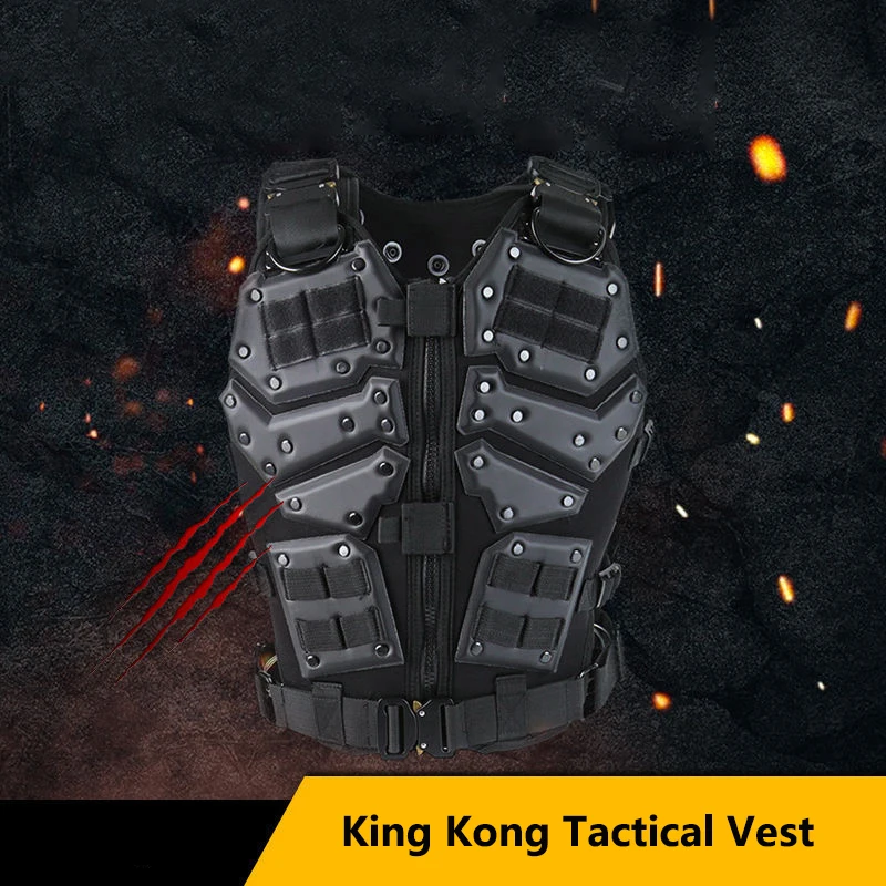 

Airsoft TF3 Tactical Vest, CS Paintball Protective West, with 5.56 Magazine Pouches, Tactical Equipment