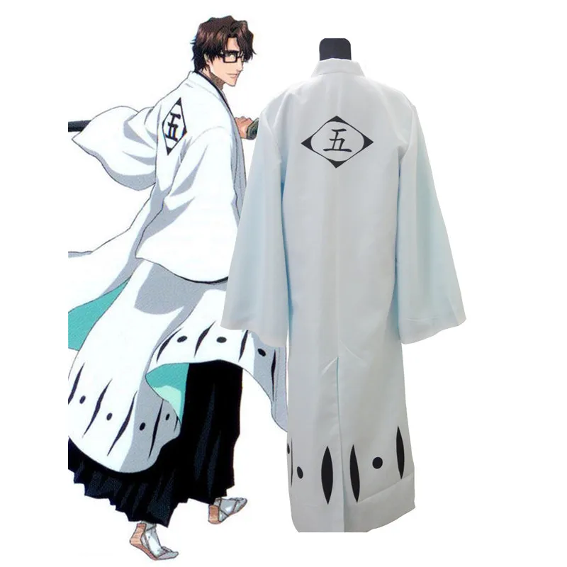 the 5th Division Jushiro Ukitake Cloak  Cosplay Costume