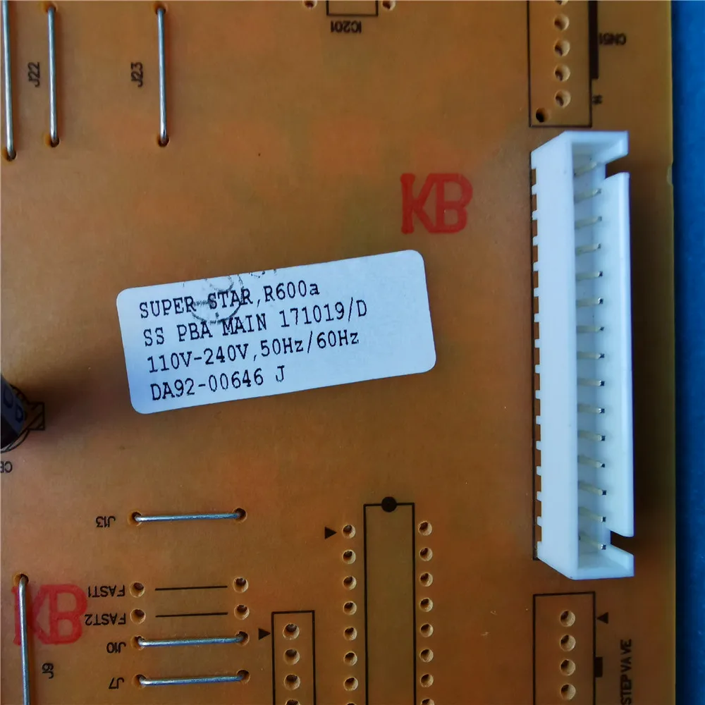 คุณภาพดีสำหรับตู้เย็นบอร์ดควบคุมหลัก DA41-00831A DA92-00646J PBA เมนบอร์ดหลักบอร์ดคอมพิวเตอร์