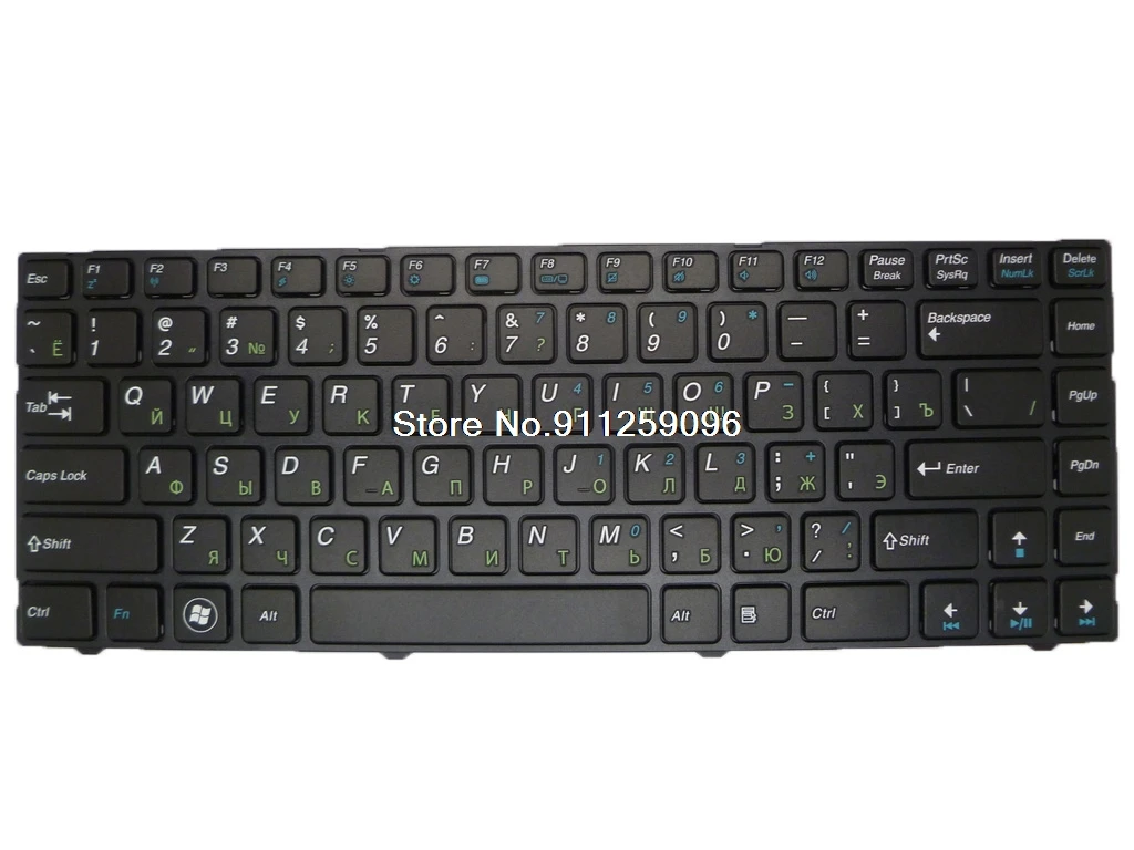 

Laptop Keyboard For DNS 0150931 0150939 0150941 RU Russian With Black Frame New