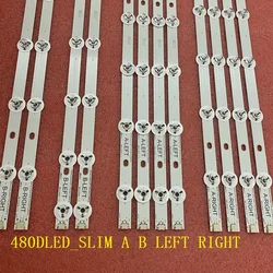 LED Strip For Panasonic 480DLED_SLIM A B TX-48CX350 TX-48CX350B TX-48CX400E TX-48CX400B TX-48S3653DB TX-48U7653DB 48CXW404