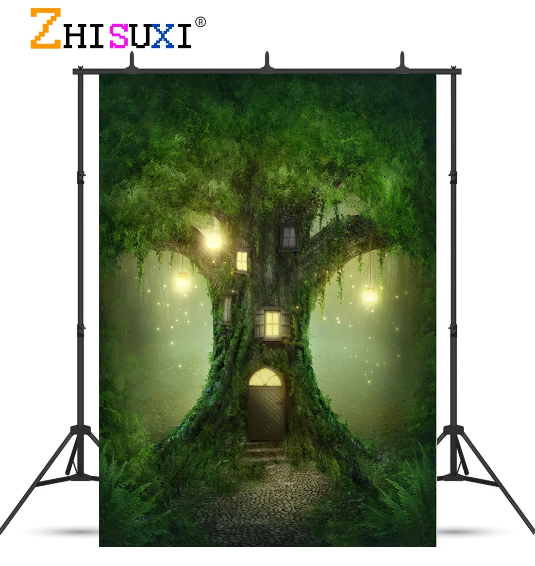 ZHISUXI vinile personalizzato sogno foresta castello fiaba bambini fotografia fondali Prop foto sfondo 2158 TTW-01