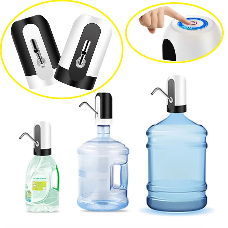 Water Bottle Pump  Usb Charging Automatic Drinking Water Pump  Electric Water Dispenser Switch For Water Pumping Device