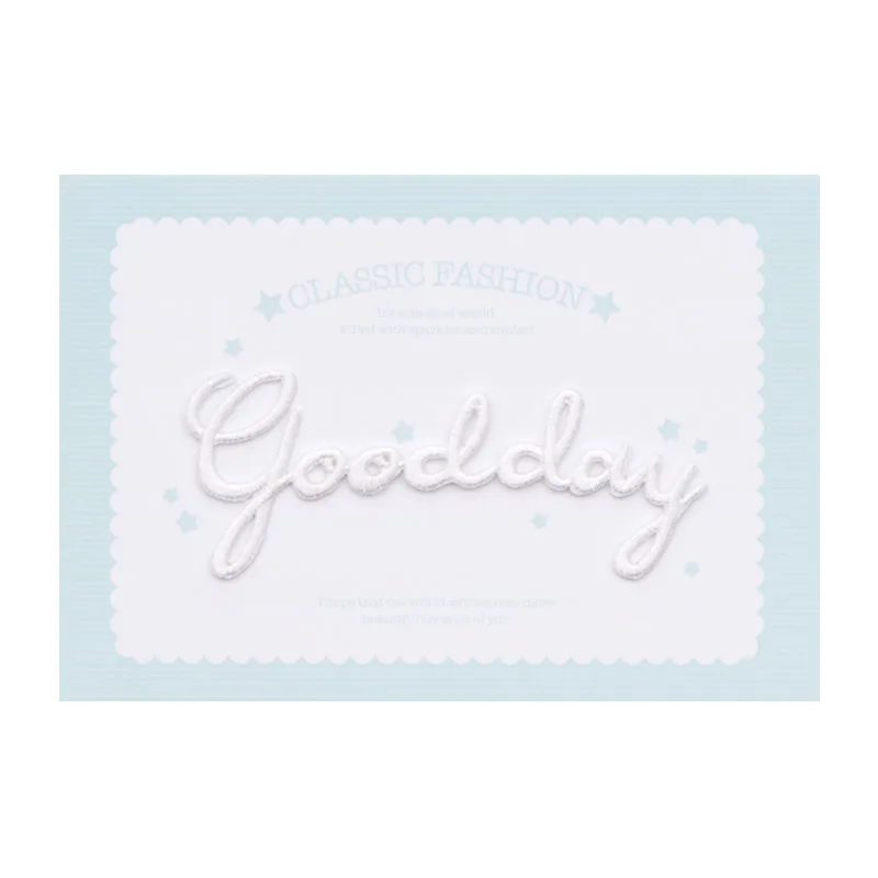 Alphabet Blanc Autocollant Brodé pour Vêtements, Chaussures, Sacs, Bol, Emballage Cadeau, Lettres Anglaises, DIY