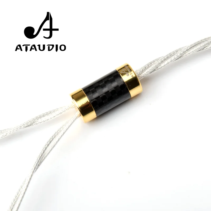 ATAUDIO Silver HIFI 4.4mm to 2 RCA Audio Cable Sony WM1A/1Z PHA-1A/2A Z1R 4.4mm to dual rca Upgrade Cable