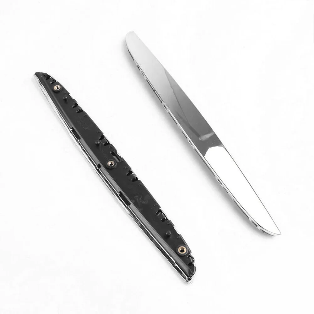2PCS Right/Left Car Hood Chrome Trims Above Kidney Grille For BMW E90 E91 325i 330i 328i 06-08 51137117241&51137117242