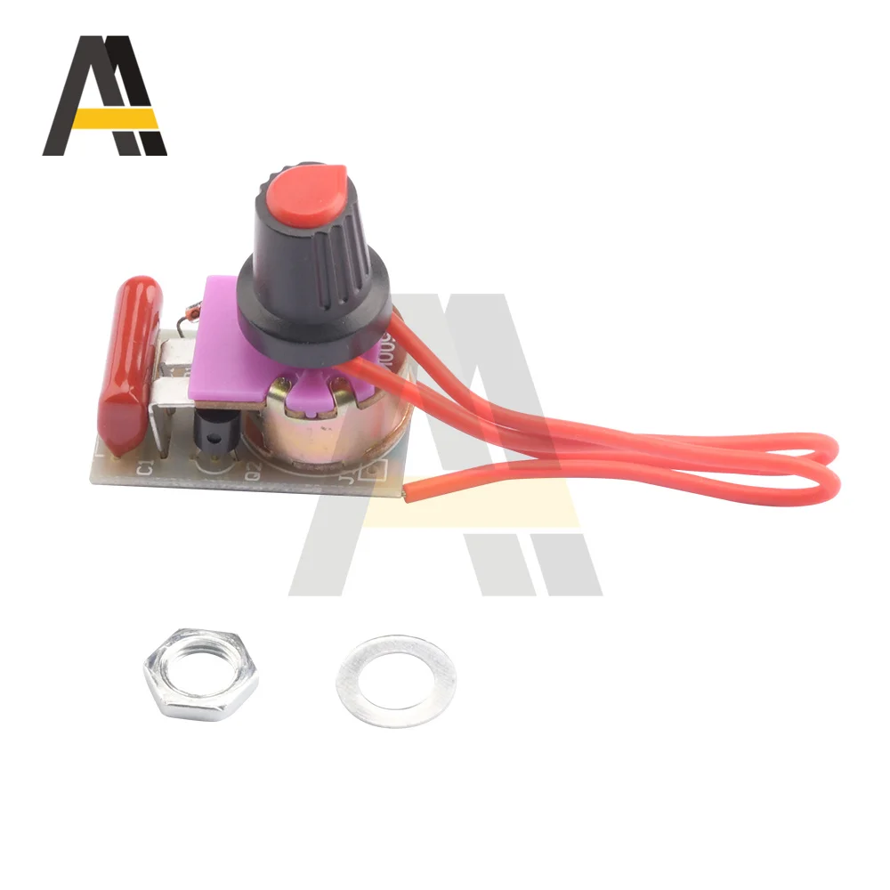 AC 220V 100W Dimmer Module with Potentiometer Switch AC Speed Regulation Module DIY Kit For Arduino