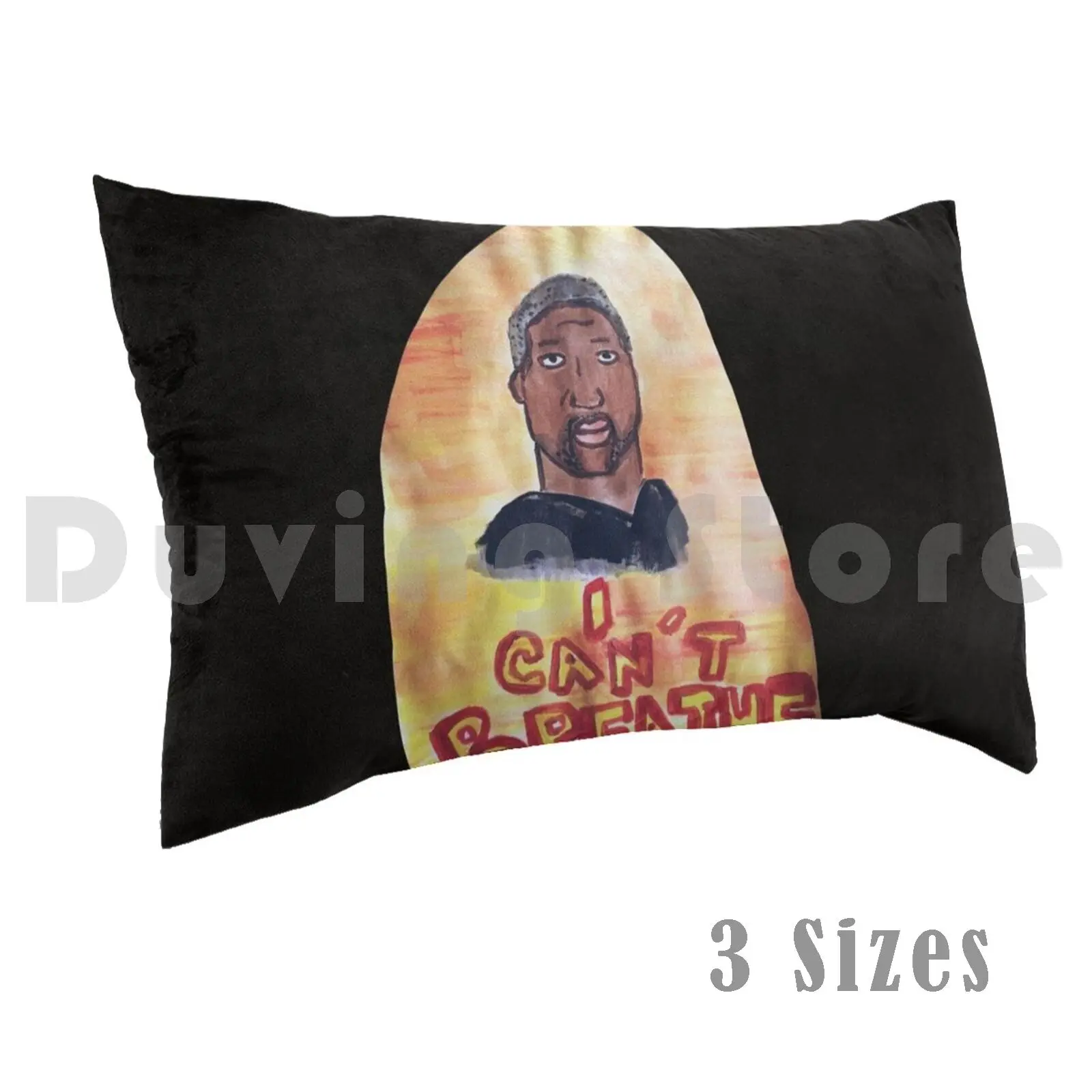 Black Lives Matter / George Pillow Case Printed 35x50 Blm Blacklivesmatter Black Lives Matter George