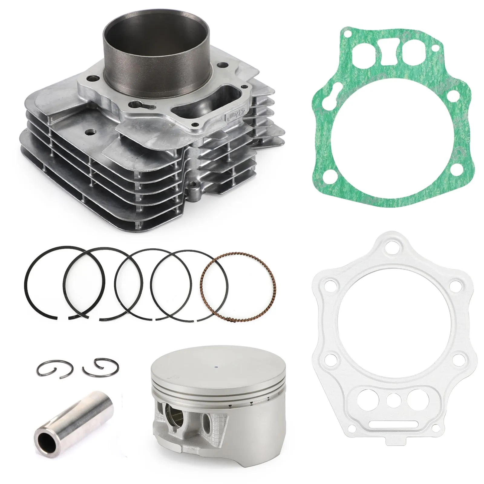 Areyourshop TOP END KIT W/ CYLINDER For Honda Foreman 450 FE FM TRX450ES TRX450S 1998-2004 12100-HN0-A00 12191-HM7-013 Motor