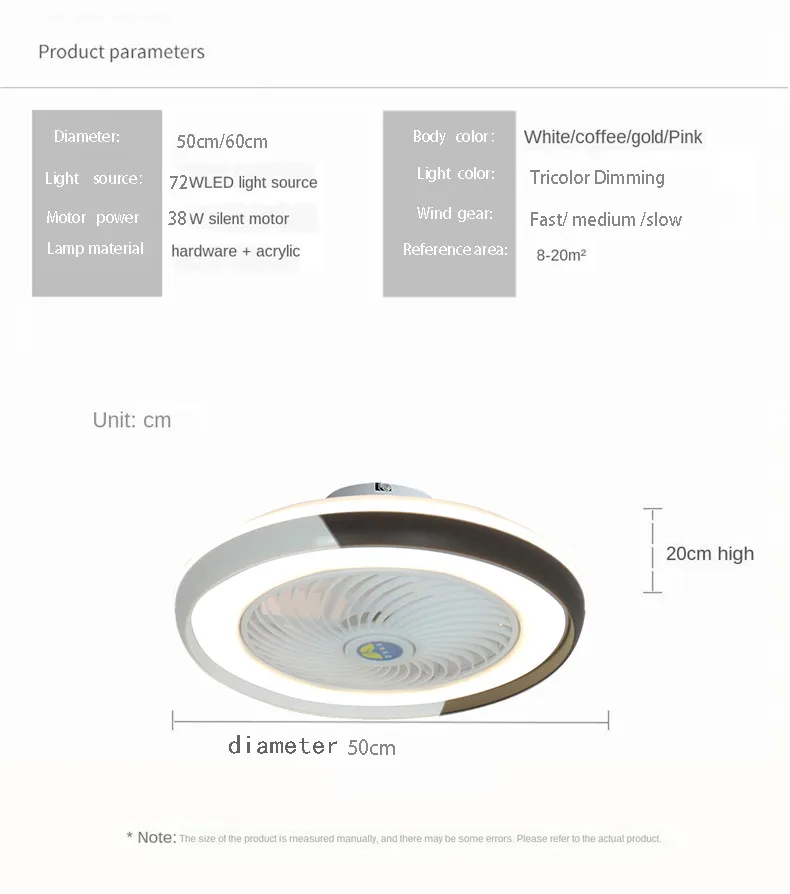 Modern Ceiling Fan with led Light lamp Remote Control Mobile app for Bedroom Dining Room 110v/220v smart Ventilador De Tech