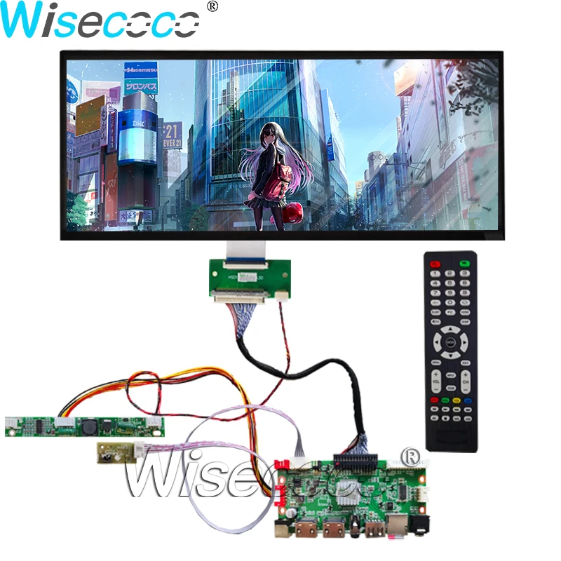 12.3 Inch High Brightness IPS TFT LCD Display Capacitive Touch Screen Automatic LVDS VGA Earphone Controller Board