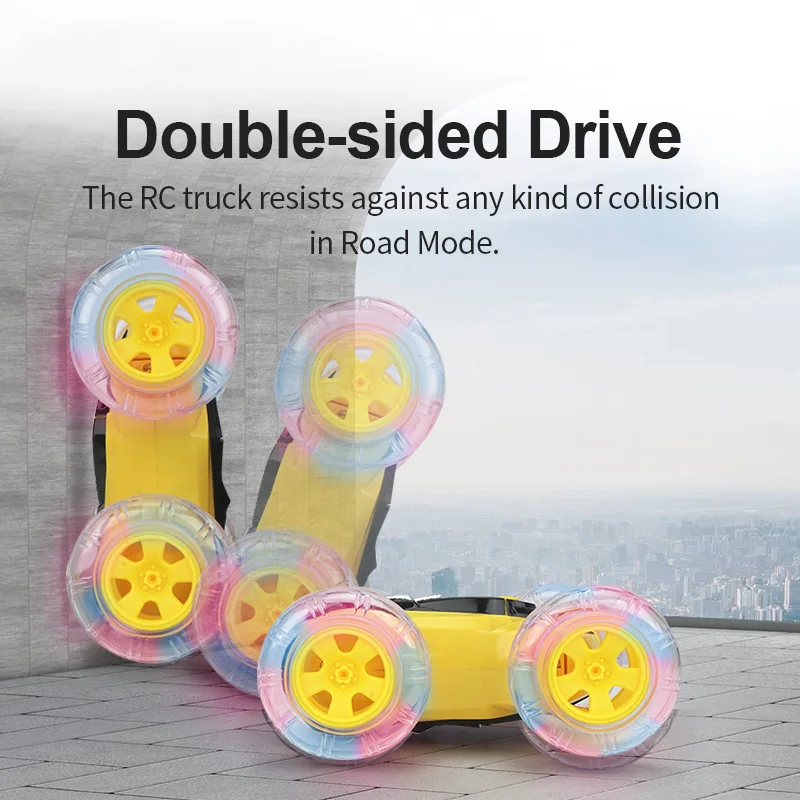 1:24 2.4G RC Stunt Buggy car With light D852 Off-Road Climbling 360 Degree Tumble car Model Electric Vehicle Toys for children