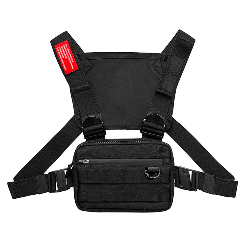 

Hip Hop Streetwear Chest Bags For Men 2020 New Arrivals Functional Tactical Chest Rig Bag Male Unisex Chest Vest Pack Waist Pack