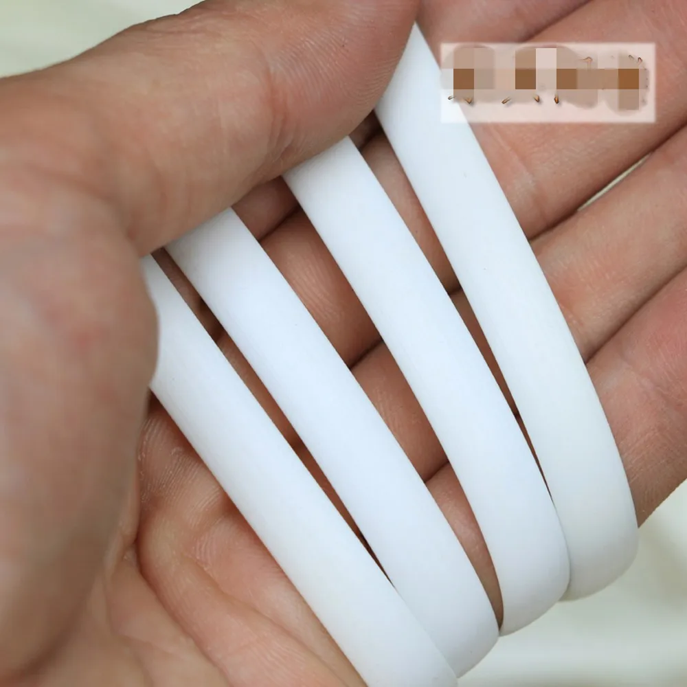 500G White Color Flat Synthetic Rattan Weaving Material Plastic Rattan For Knit And Repair Chair Table Swing Basket Etc