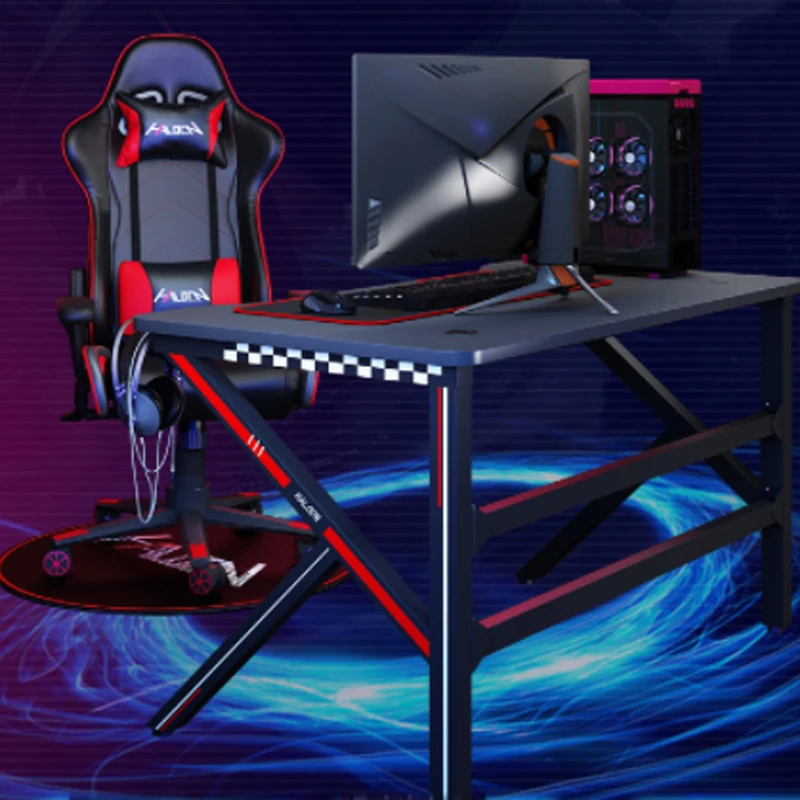 Gaming Chair Table Desktop Computer Silla Gamer Desk Cross Border Esports Cadeira Gamer Full Set Of Competitive Laptop Stand