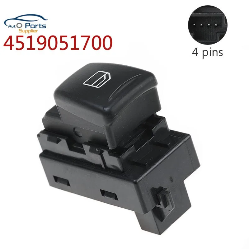 

Новинка 4519051700 для Mercedes-Benz SMART W451 2008-2015 Кнопка стеклоподъемника Переключатель Стеклоподъемника переключатель стеклоподъемника