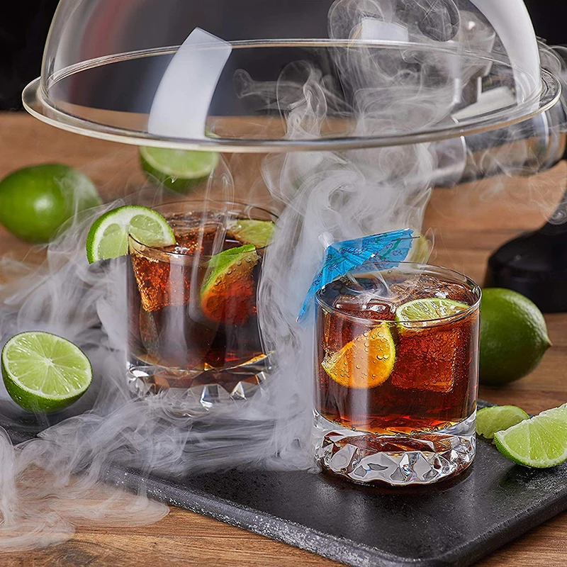 Laimeng  Plastic Smoking Infuser Cloche Lid Dome Cover 8 10 12 inch Specialized Accessory for Smoker Gun Plates Bowls S270