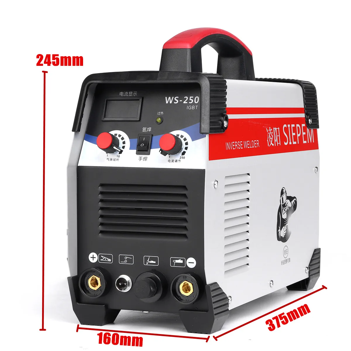 2 In 1 ARC TIG IGBT Inverter Arc Electric Welding Machine 220V 250A MMA Welder for Welding Working Electric Working Power Tools