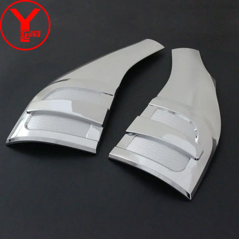 YCSUNZ abs chrome side hood guard bonnet parts accessories for Toyota Hiace Commuter 2005-2018 2008 2009 2010 2012 2014 2018