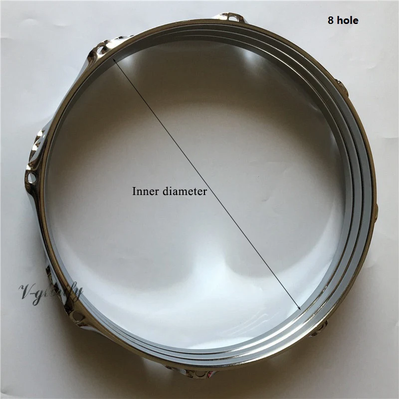 14 16 Inch With 6 Or 8 10 Hole Drum Rim 1.2-1.5mm Thickness Aluminum Alloy Snare Hoop Ring 1 Piece