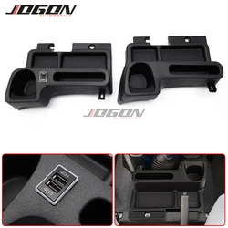 For Toyota Land Cruiser LC70 LC71 LC76 LC77 LC79 Armrest Storage Box Tray Gear Insert Water Cup Holder Car Accessories