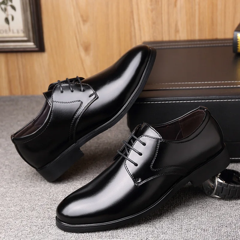 Mazefeng 2019 New Fashion Business Dress Men Shoes Classic Leather Men\'S Suits Shoes Fashion Lace-up Dress Shoes Men Oxfords