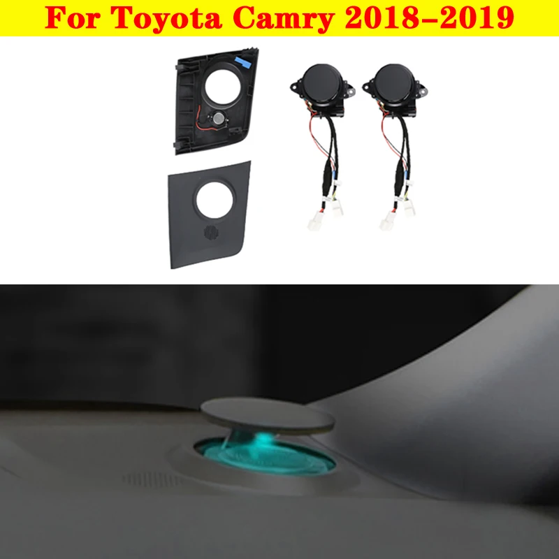 

LED Interior Ambient Light illuminated Rotating Midrange Treble Lamp Automatic Lift tweeter For Toyota Camry 2018-2019