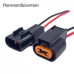 1 Pc 2 Pin KUM PB625-02027 Car Fog Lamp Wiring Harness ABS Sensor Plug Plastic Housing For Mitsubishi Hyundai PB621-02020