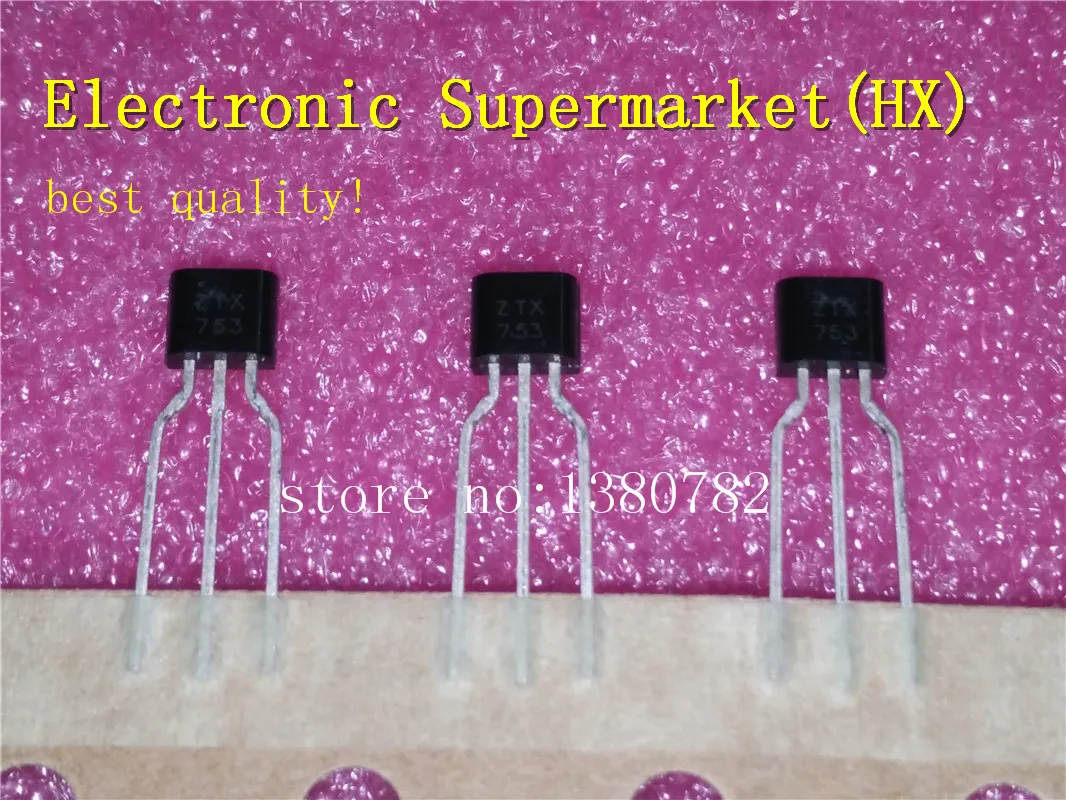 

Free Shipping 100pcs/lots ZTX753 ZTX753QSTZ TO-92 New original IC In stock!