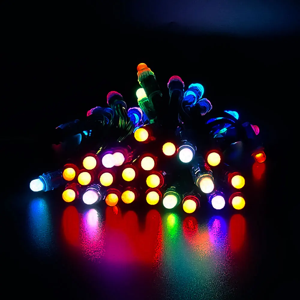 DC5V 12V WS2811 Led String Individually Addressable 3PIN 5050 RGB Strip Light Smart Dream Color Christmas Party IP68 50pcs Lot